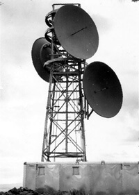 Microwave tower at Melville, Montana (THG file photo).