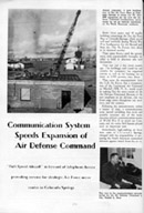 The Monitor's article on the move of the Air Defense Command and the Bell system's part in it (THG file photo)
